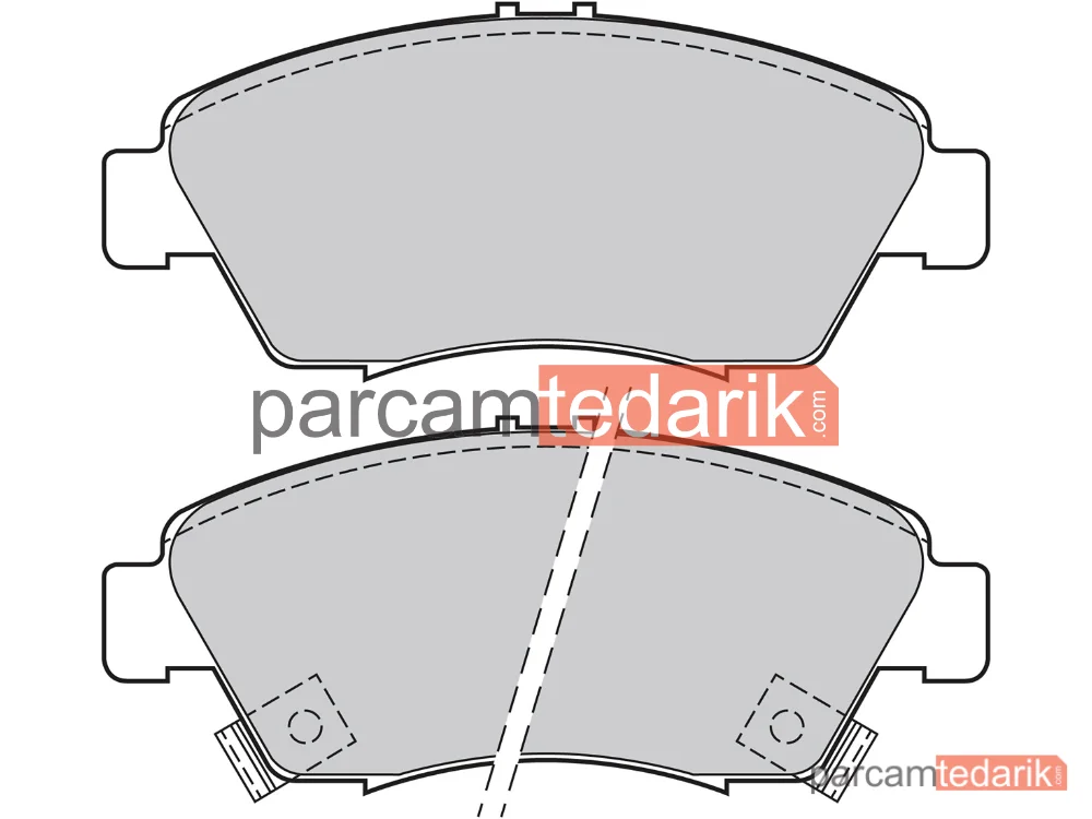 VALEO 670494 | Fren Balatası — Honda Civic VI, Honda Civic V, Honda Civic VI Coupe